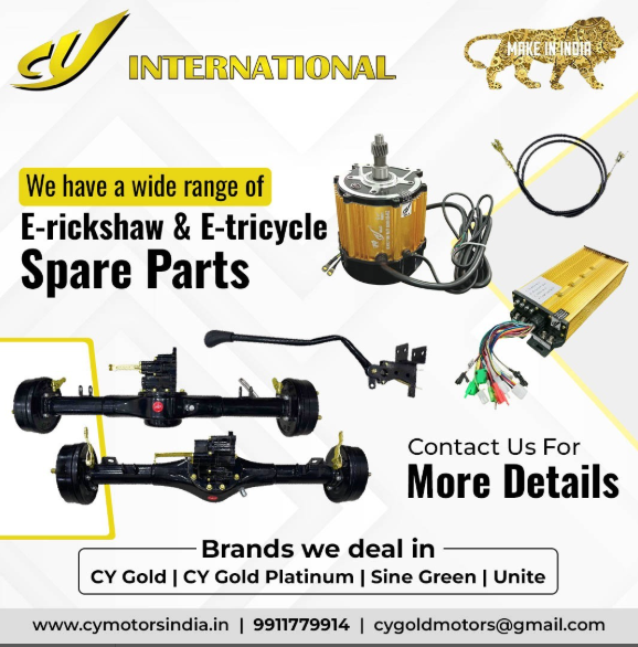 E-Rickshaw SPARE PARTS IN DELHI